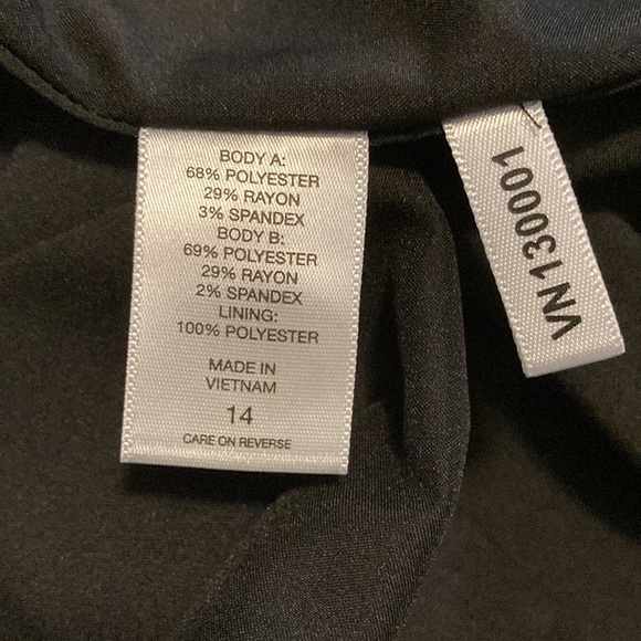 Black & Tan Colorblock Dress by NewYork & Company (Size 14) - Picture 8 of 8